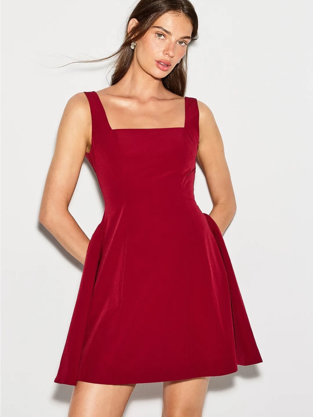 The Jewel x Badgley Mischka Fit and Flare Mini Dress